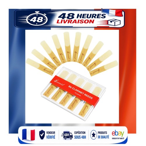 Lot anches de - 10, clarinette