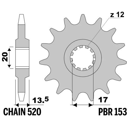 Pignon fantic motor - motor, trial