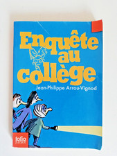 ENQUETE AU COLLEGE - JEAN PHILIPPE ARROU VIGNOD - FOLIO JUNIOR