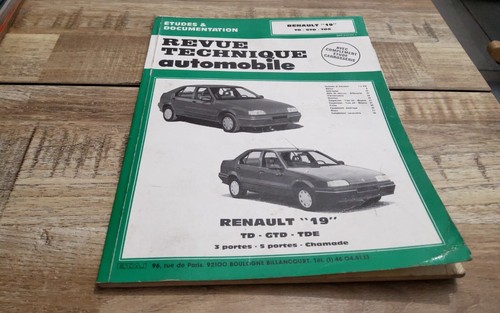 Revue technique renault - r19, td