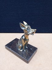 Ancienne Statue En Régule Sur