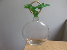 Carafe à whisky SERPENT collection Torque cristal Daum France