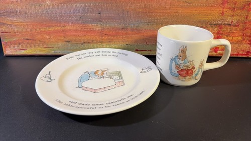 Peter rabbit children plate - rabbit,