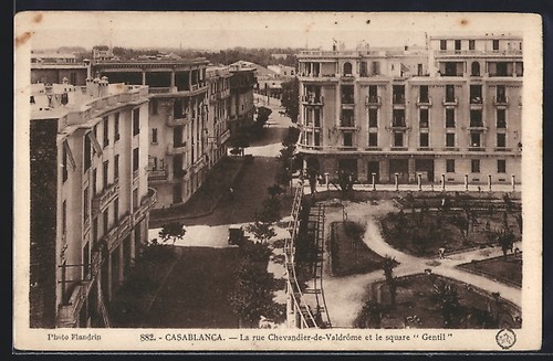 Cpa casablanca rue - cpa,