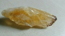 Pointe Citrine chauffée brute