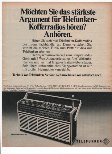Telefunken bajazzo universal - bajazzo,