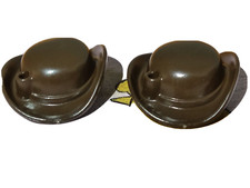 PLAYMOBIL X2 CHAPEAUX MARRONS