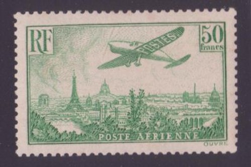 France stamp poste aerienne - france, 14