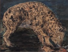 La hyène dévorant Dessin