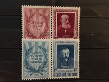 belgique 1952 cob898 et 899