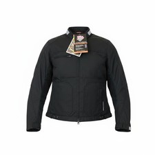 Tucano Urbano Veste Femme IT40 Noire En Coton Cire Moto Zippée