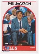 1989-90 NBA Hoops #266 Phil Jackson / Chicago Bulls
