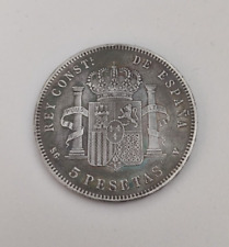 Espagne - ALFONSO XIII 5 PESETAS 1897