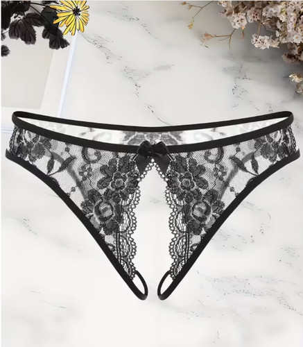 String dentelle transparente - string,