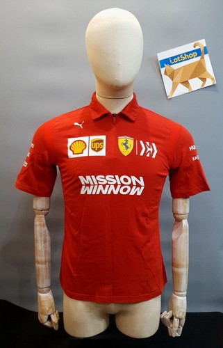 Polo rouge femme scuderia - polo,