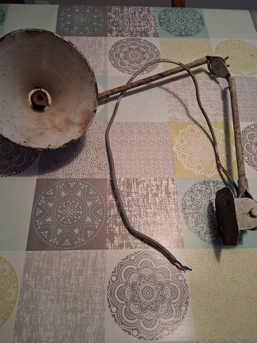Lampe vintage industrielle - ,