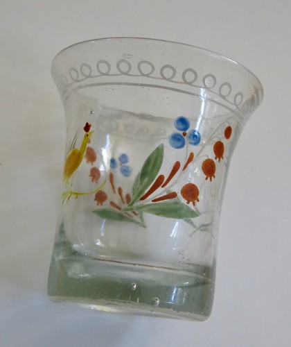 Verre gobelet normand ancien - normand,,