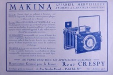 1931 PUBLICITE PAPIER APPAREIL