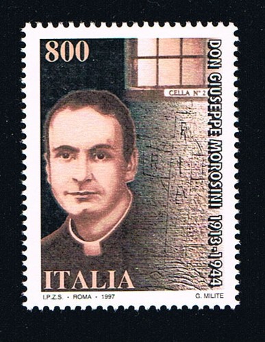 Italia francobollo don - francobollo,