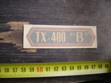 Autocollant Sticker TX-400 B