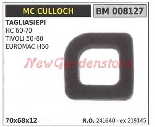 Filtre air culloch - d'air, mc