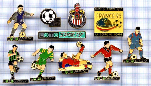 Lot pins football - football, loto