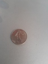 pièces :  1 franc semeuse