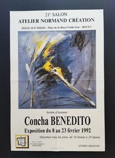 Salon Atelier Normand Création 1992 à Rouen CONCHA BENEDITO invitée d'honneur
