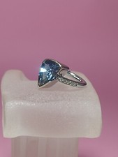 Bague Or 18 Carats Topaze Et Diamants