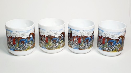 Ancien lot mugs chasse - lot, à