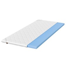 Surmatelas Wellbe 4 cm surmatelas avec mousse visco confort H2