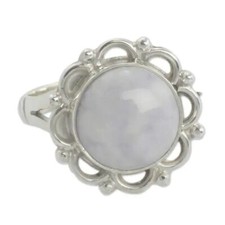 Lilac Jade and Sterling Silver