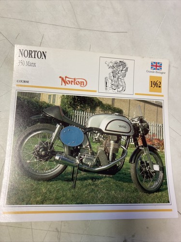 Norton 350 manx 1962 - manx, fiche