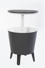 Table réfrigérée Keter Cool Bar 3 en 1 avec plateau relevable Bar de jardin gris
