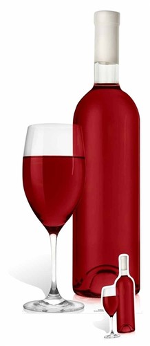 Géant rouge vin verre - géant, et