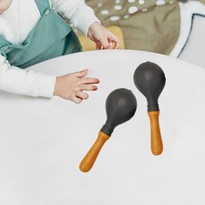 2x maracas en bois pour les