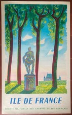 Affiche Tourisme ILE DE FRANCE