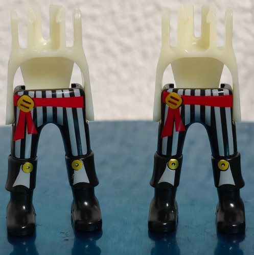 Playmobil jambes rayures - playmobil, x2