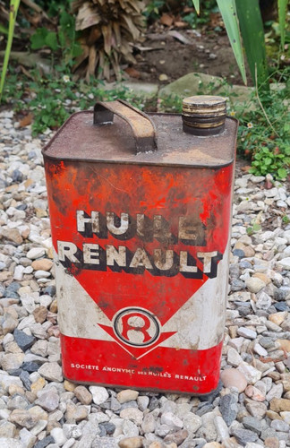 Ancien bidon huile - bidon,