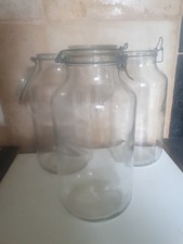 Lot de 3 bocaux vintage en