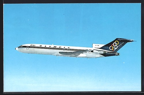 Carte postale avion boing - avion,,