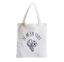Sac en Tissu Je m'en Foot