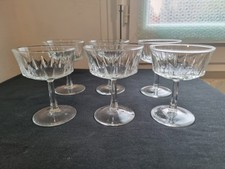 lot 6 coupes à champagnes en