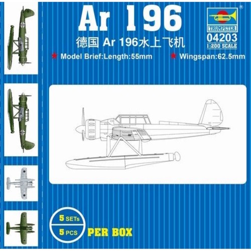 Trumpeter 04203 maquette ar196 - trumpeter,