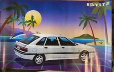 Affiche poster d’origine Renault R21 TXI ( île )