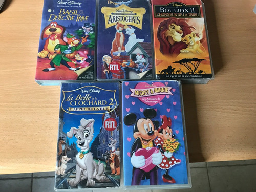 Vhs lot 5 - lot, k7