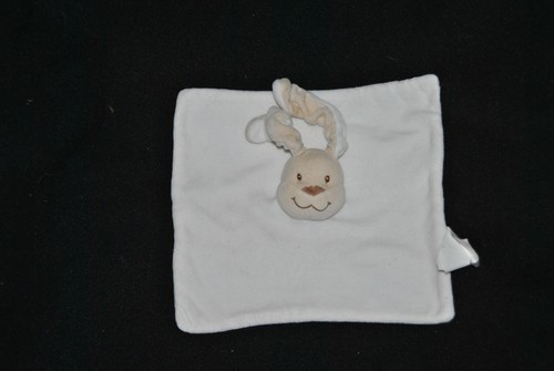Peluche doudou lapin beige