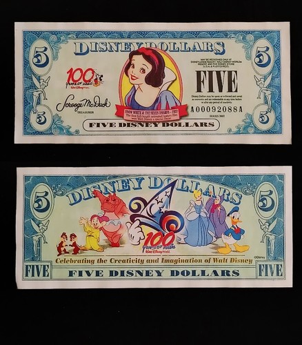2002 disney dollar snow - -, 5