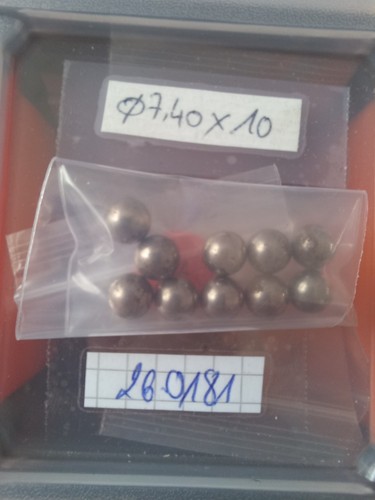 Lot billes précision - lot, 10