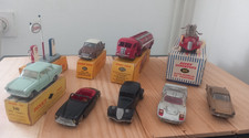 LOT DE 9 DINKY TOYS OPEL KADETT FIAT 1200 TRACTEUR PANHARD DANS LEUR JUS